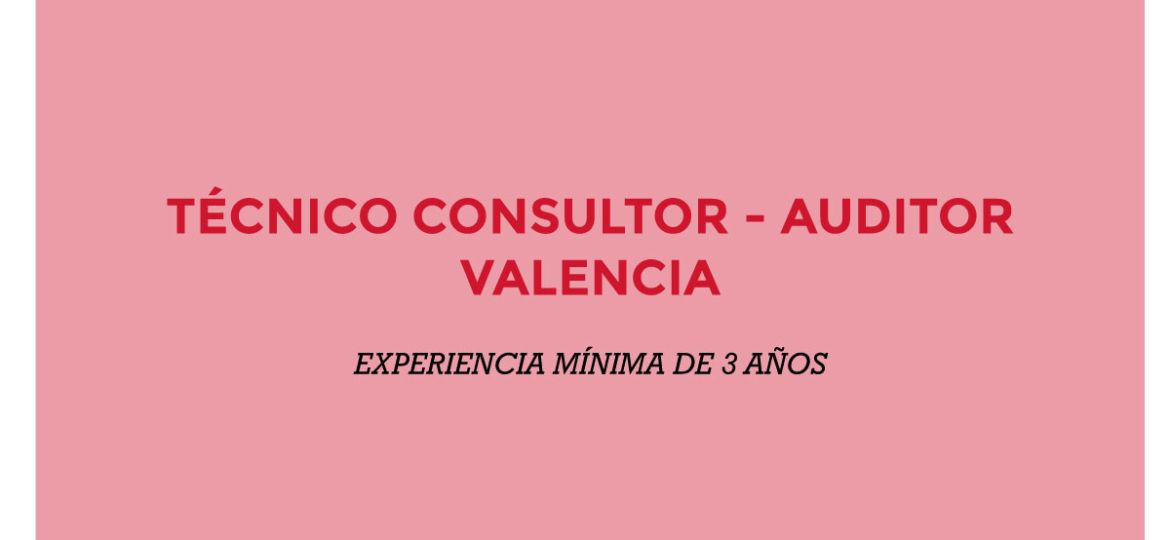 oferta de empleo consultor auditor